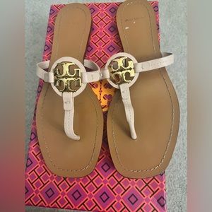 Tory Burch mini patent leather sandal